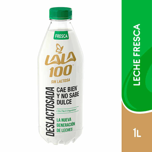 Lala Leche Fresca 100 Deslactosada 1 L