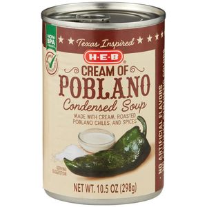 HEB Sopa Condensada Crema de Poblano 298 g