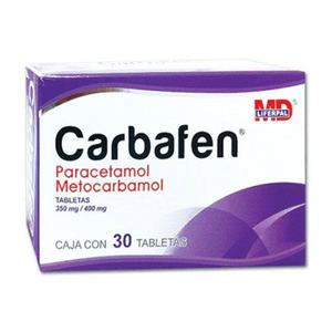 Carbafen 350/400mg 30tab Paracetamol/Metocarbamol 30 Pz