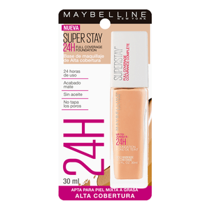 Base de Maquillaje Superstay Full Coverage 24h 1 30 Ml