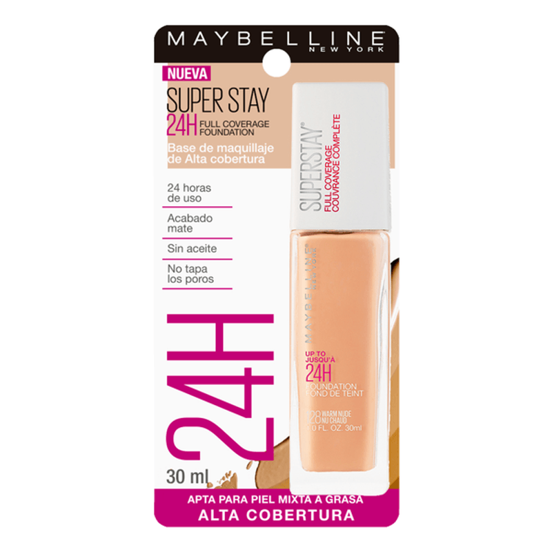 Base de Maquillaje Super Stay Full Coverage