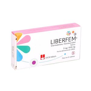 Liberfem 21 Tab Clomadinona, Etinilestradiol 21 Pz