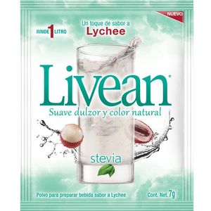 Livean Bebida en Polvo Sabor Lychee 7 g