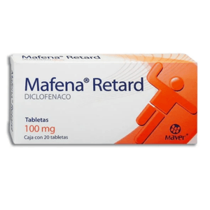 Mafena Retard 10mg 20tab Diclofenaco Gen 20 Pz