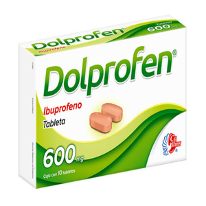 Dolprofen Ibuprofeno 600 mg 10 Tabletas