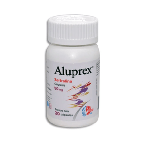 Aluprex Sertralina 50 mg 20 Cápsulas