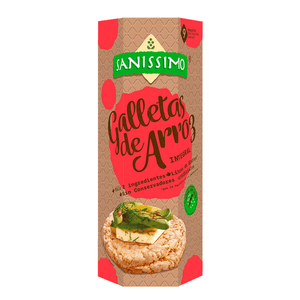 Sanissimo Galletas de Arroz Integral 108 g