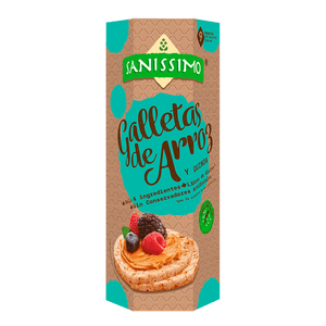 Sanissimo Galletas de Arroz Quinoa 108 g