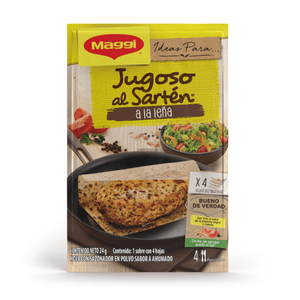 Hoja Sazonadora Maggi Jugoso al Sartén Leña 24 g 4 Hojas