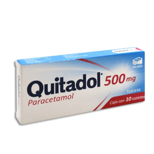 Quitadol  500 Mg 10 Tab Paracetamol Gen 10 Pz