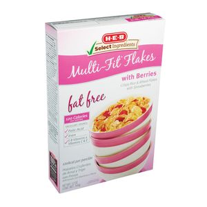 HEB Cereal de Arroz Y Trigo con Fresas 340 g