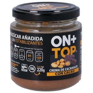 Crema de Cacahuate Sin Azucar con Ca 220 Un