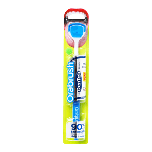 Cepillo Lengua Orabursh 1 Pz Dentek Orabrush Tongue Cleaner Dentek Orabrush T 1 Pz