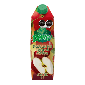 Boing Bebida de Jugo Tradicional Manzana Fortificado 1 L