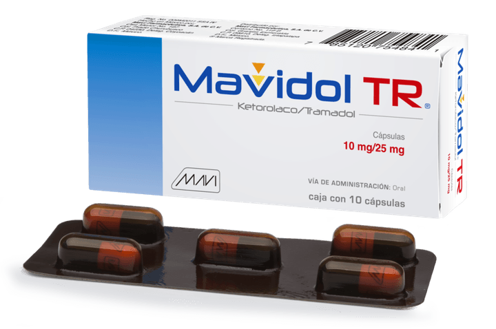 Mavi Mavidol Tr 10 25mg 10 Cap Ketorolaco Tramadol H E B México