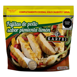 Karfri Fajitas  De Pollo Pimienta Limon   550 g