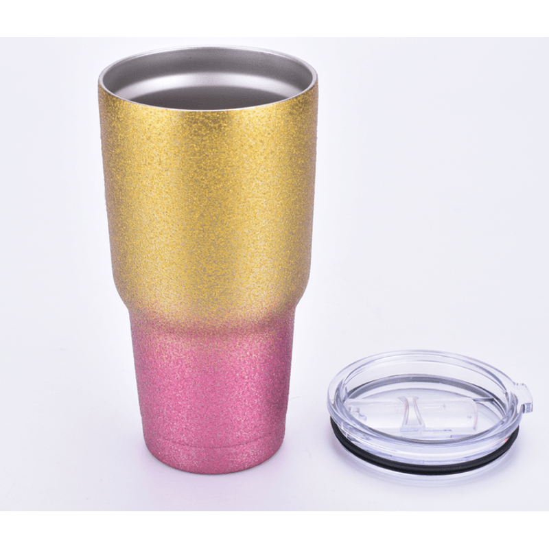 Dinning Style Vaso Termico 30oz Dorado con Morado - H-E-B México