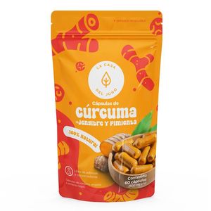 Capsulas Curcuma con Jengibre 12 Pz