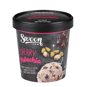 Helado By HEB Cereza Pistachio 473 ml