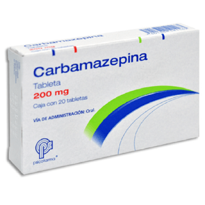 Carbamazepina 200 mg 20 Tabletas