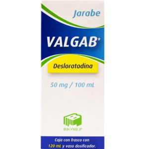 Valgab Desloratadina 50 mg Solución de 100 ml