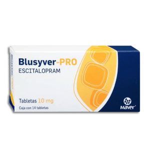 Blusyver-Pro Escitalopram 10 mg 14 Tabletas