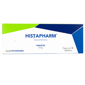 Histapharm Desloratadina 5 mg 10 Tabletas