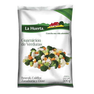 Vegetales Congelados Mezcla Guarnición de Verdura 500 Gr