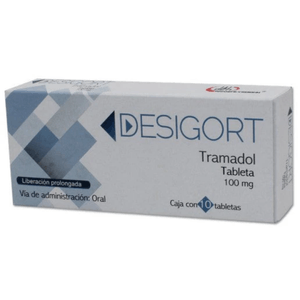 Desigort Tramadol 100 mg 10 Tabletas