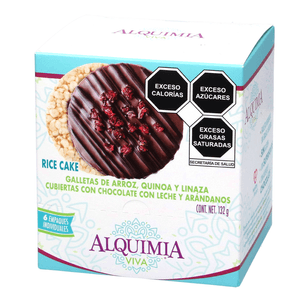 Alquimia Galletas Arroz, Quinoa Y Linaza 132 g