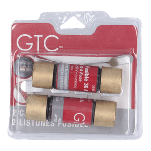 GTC Cartucho Fusible Reforzado 30 amp 2 pz