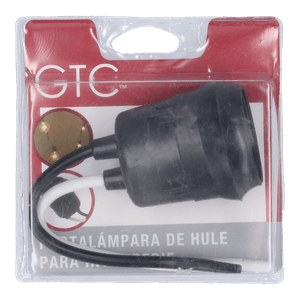 Portalámpara De Hule Gtc Para Intemperie 1 Pz