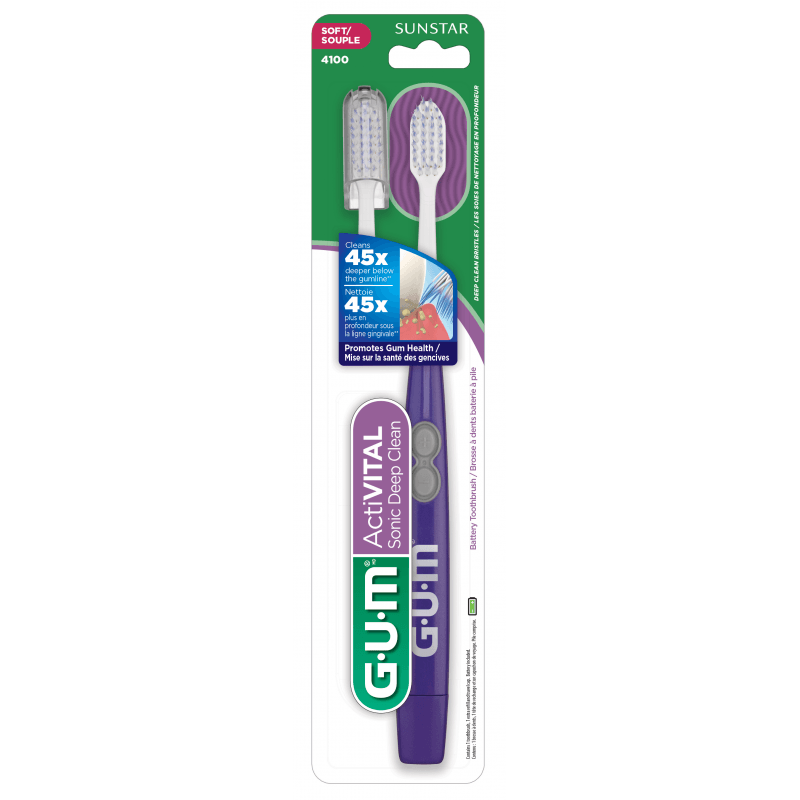 Cepillo dental eléctrico a pilas 360º Sonic Slim Tip suave blister