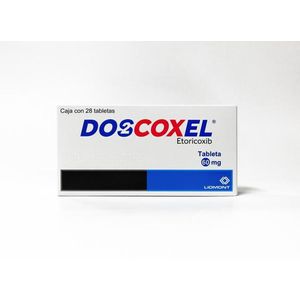 Doscoxel 60mg Tabletas Etoricoxib 28 Pz