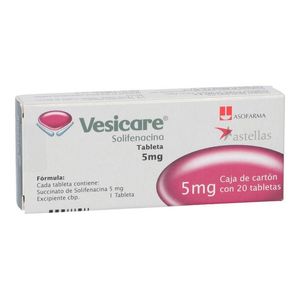 Vesicare 5 Mg C/20 Tab Solifenacina 20 Pz