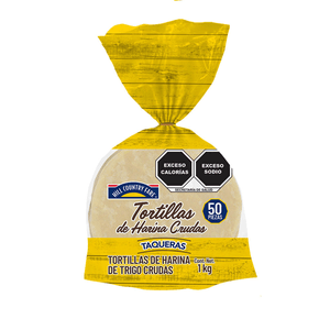 HCF Tortilla de Harina Cruda 1 kg Tortilla de Harina Cruda 1 Kg