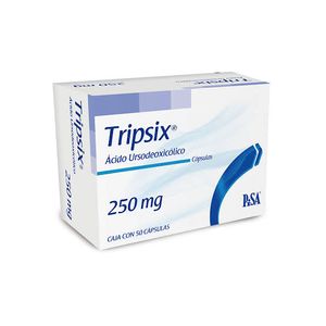 Tripsix 250 Mg 50 Cap Acido Ursodeoxicolico 50 Pz