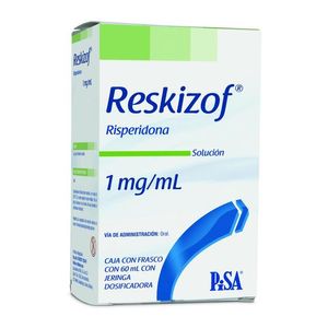 Pisa Reskizof Risperidona 1 mg /ml Solución 60 ml Pisa Reskizof  Risperidona 1 mg /ml Solución 60 ml