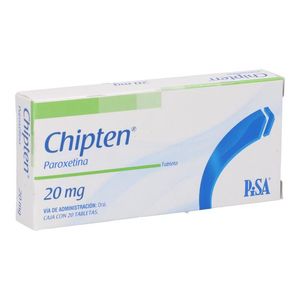 Chipten 20 Mg Tab 20 Paroxetina 20 Pz