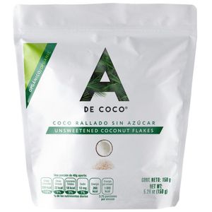 a de Coco Coco Orgánico Rallado Sin Azúcar 150 g