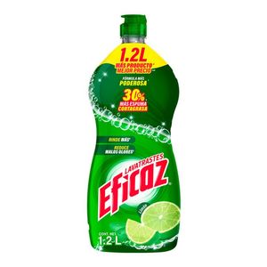 Eficaz Lavatrastes Líquido Limón Energizante 1.2 L