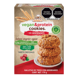 Galletas Vegan & Protein Cookies con Arándanos 12 Pz