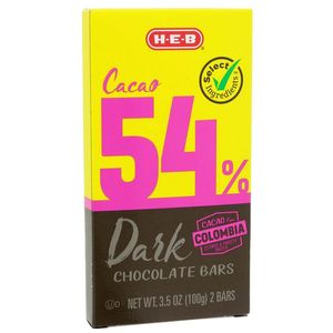 Chocolate Amargo 54% Dark 1 Pz