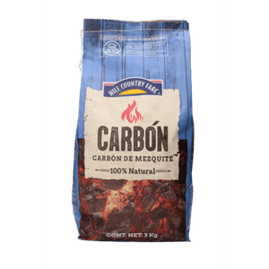 HCF Carbón de Mezquite 100% Natural 3 kg 1 pz