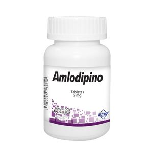 Amlodipino 5 Mg 1000 Tabletas Gen 100 Pz Amlodipino 5 Mg 100 Tabletas Gen 100 Pz