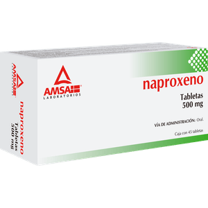 Naproxeno 500 Mg 45 Tabletas Gen 45 Pz