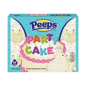 Party Cake Flavored Marshmallow Peeps Chicks 1 Pz