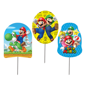 Fiesta Topper Paq/6 C/12 Mario Bros 1 Pz