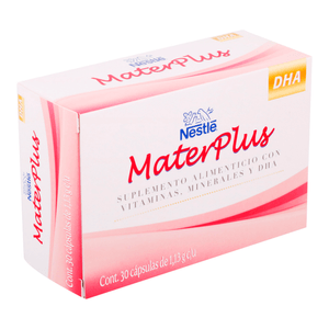 Materplus C/30 Caps Vitaminas, Minerales, Dha 30 Pz