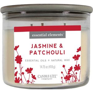 Vela Essential Elements Jasmine Patchouli 14.75oz 1 Pz